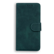 For Blackview A80 Skin Feel Pure Color Flip Leather Phone Case(Green)