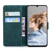 For Blackview A80 Skin Feel Pure Color Flip Leather Phone Case(Green)