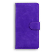 For Blackview A80 Skin Feel Pure Color Flip Leather Phone Case(Purple)