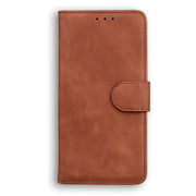 For Blackview A80 Skin Feel Pure Color Flip Leather Phone Case(Brown)