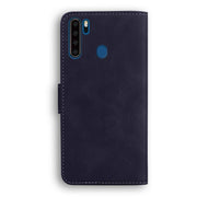 For Blackview A80 Pro Skin Feel Pure Color Flip Leather Phone Case(Black)