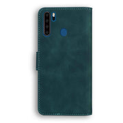 For Blackview A80 Pro Skin Feel Pure Color Flip Leather Phone Case(Green)