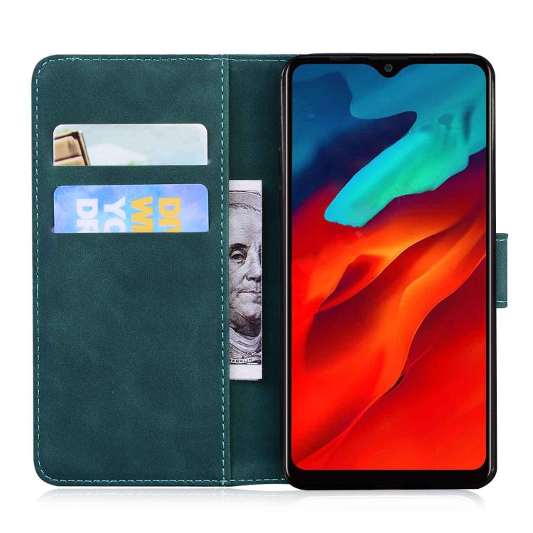 For Blackview A80 Pro Skin Feel Pure Color Flip Leather Phone Case(Green)
