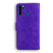 For Blackview A80 Pro Skin Feel Pure Color Flip Leather Phone Case(Purple)