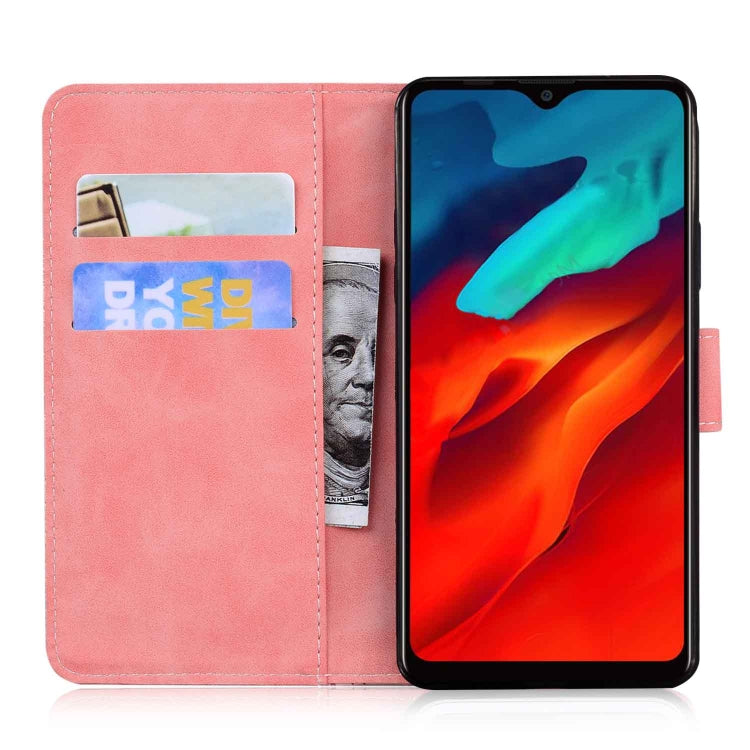 For Blackview A80 Pro Skin Feel Pure Color Flip Leather Phone Case(Pink)
