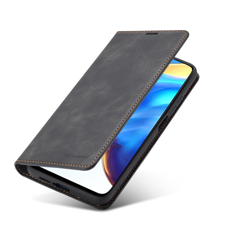 For Xiaomi Redmi Note 11 4G Global Forwenw Dream Series Oil Edge Strong Magnetism Leather Phone Case(Black)