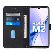 For Xiaomi Redmi 9 / 9 Power / Poco M2 Crossbody 3D Embossed Flip Leather Phone Case(Black)