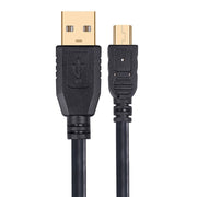 15m Mini 5 Pin to USB 2.0 Camera Extension Data Cable
