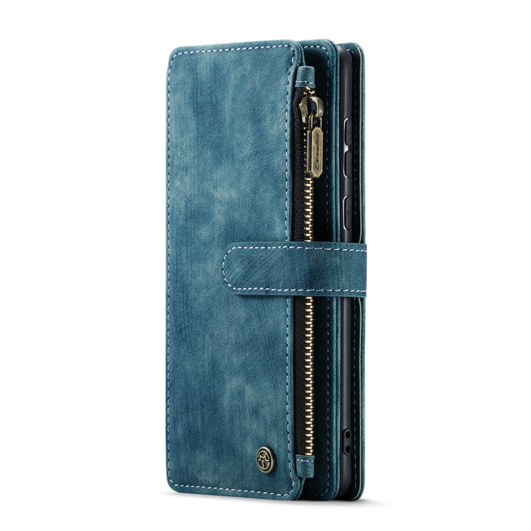 For Samsung Galaxy A53 5G CaseMe C30 Multifunctional Phone Leather Case with Holder & Card Slot & Wallet(Blue)