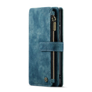 For Samsung Galaxy A53 5G CaseMe C30 Multifunctional Phone Leather Case with Holder & Card Slot & Wallet(Blue)