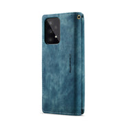 For Samsung Galaxy A53 5G CaseMe C30 Multifunctional Phone Leather Case with Holder & Card Slot & Wallet(Blue)
