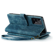 For Samsung Galaxy A53 5G CaseMe C30 Multifunctional Phone Leather Case with Holder & Card Slot & Wallet(Blue)