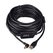 15m Elbow Mini 5 Pin to USB 2.0 Camera Extension Data Cable