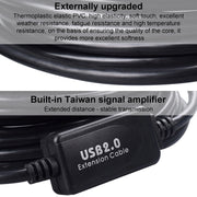 15m Elbow Mini 5 Pin to USB 2.0 Camera Extension Data Cable