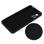 For Xiaomi Redmi Note 11 Pro 4G / 5G Pure Color Liquid Silicone Shockproof Phone Case(Black)