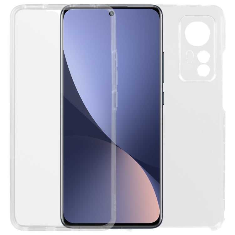 For Xiaomi 12 Pro PC+TPU Ultra-Thin Double-Sided Transparent Phone Case