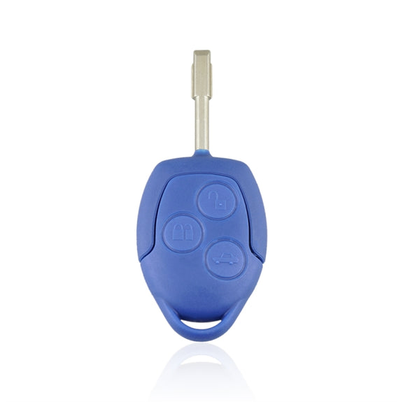 A153 Straight Car Key Shell Round Embryo Metal Embryo Length 35mm for Ford Transit 3-button