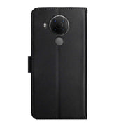 For Nokia 5.4 Genuine Leather Fingerprint-proof Horizontal Flip Phone Case(Black)