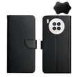 For Huawei Nova 8i/Honor 50 Lite Global Genuine Leather Fingerprint-proof Horizontal Flip Phone Case(Black) - Huawei Cases by PMC TechLife | Online Shopping South Africa | PMC TechLife | Buy Now Pay Later Mobicred