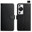 For Huawei P60 Pro Genuine Leather Fingerprint-proof Horizontal Flip Phone Case(Black) - Huawei Cases by PMC TechLife | Online Shopping South Africa | PMC TechLife | Buy Now Pay Later Mobicred