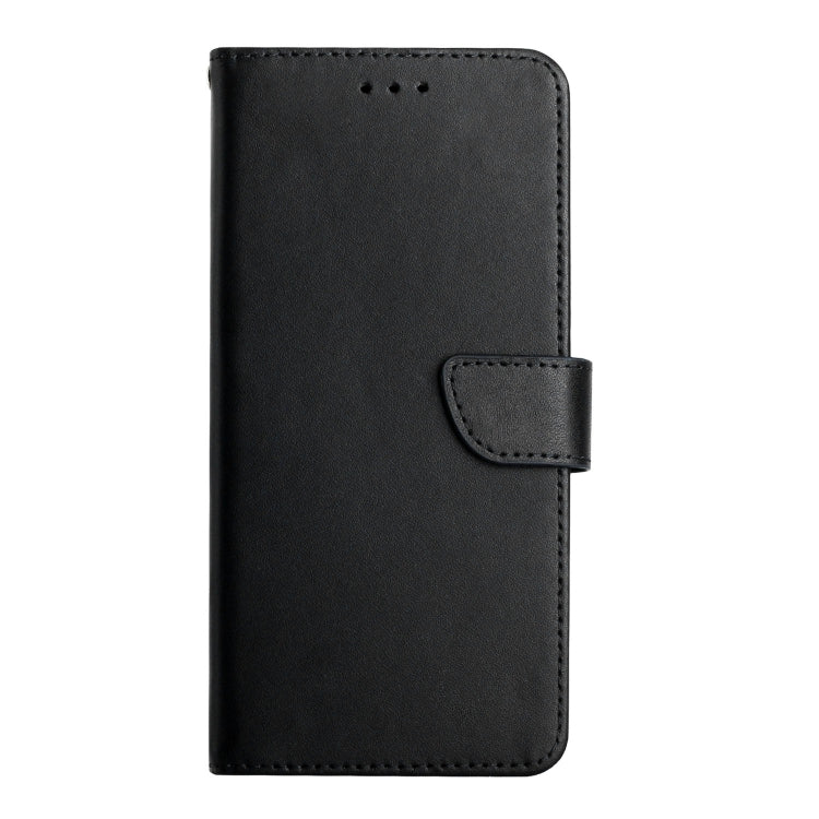 For Google Pixel 7 Genuine Leather Fingerprint-proof Horizontal Flip Phone Case(Black)