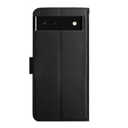 For Google Xperia 6 Genuine Leather Fingerprint-proof Horizontal Flip Phone Case(Black)