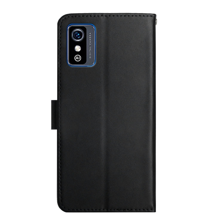 For ZTE Blade L9 Genuine Leather Fingerprint-proof Horizontal Flip Phone Case(Black)