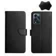For ZTE Blade V40 Pro Genuine Leather Fingerprint-proof Horizontal Flip Phone Case(Black) - ZTE Cases by PMC TechLife | Online Shopping South Africa | PMC TechLife | Buy Now Pay Later Mobicred