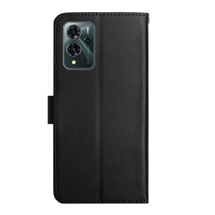 For ZTE Blade V40 Pro Genuine Leather Fingerprint-proof Horizontal Flip Phone Case(Black)