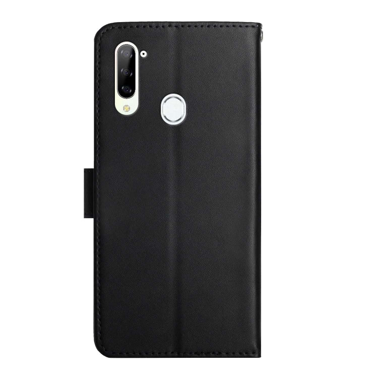 For ZTE Libero 5G Genuine Leather Fingerprint-proof Horizontal Flip Phone Case(Black)