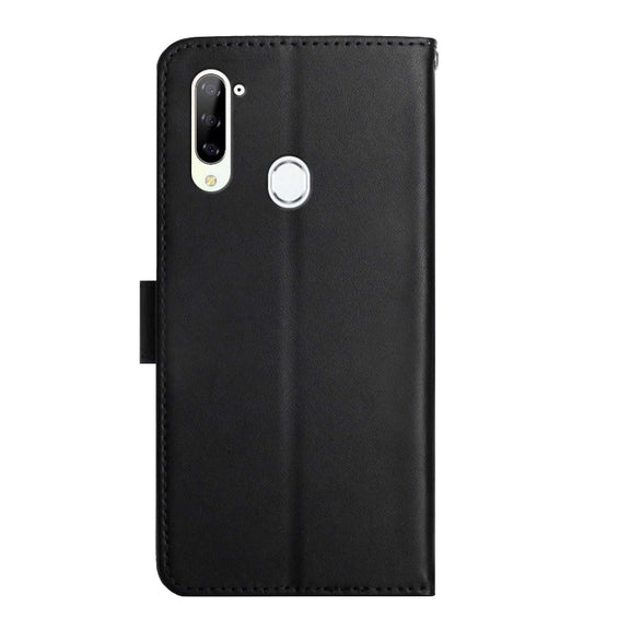 For ZTE Libero 5G Genuine Leather Fingerprint-proof Horizontal Flip Phone Case(Black)