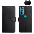 For Motorola Moto Edge 20 Genuine Leather Fingerprint-proof Horizontal Flip Phone Case(Black) - Motorola Cases by PMC TechLife | Online Shopping South Africa | PMC TechLife | Buy Now Pay Later Mobicred
