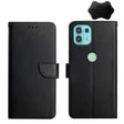 For Motorola Moto Edge 20 Lite Genuine Leather Fingerprint-proof Horizontal Flip Phone Case(Black) - Motorola Cases by PMC TechLife | Online Shopping South Africa | PMC TechLife | Buy Now Pay Later Mobicred