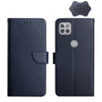 For Motorola Moto G 5G Genuine Leather Fingerprint-proof Horizontal Flip Phone Case(Blue) - Motorola Cases by PMC TechLife | Online Shopping South Africa | PMC TechLife | Buy Now Pay Later Mobicred