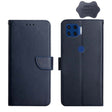 For Motorola Moto G 5G Plus Genuine Leather Fingerprint-proof Horizontal Flip Phone Case(Blue) - Motorola Cases by PMC TechLife | Online Shopping South Africa | PMC TechLife | Buy Now Pay Later Mobicred