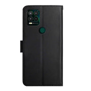 For Motorola Moto G Stylus 5G Genuine Leather Fingerprint-proof Horizontal Flip Phone Case(Black)