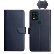 For Motorola Moto G Stylus 5G Genuine Leather Fingerprint-proof Horizontal Flip Phone Case(Blue) - Motorola Cases by PMC TechLife | Online Shopping South Africa | PMC TechLife | Buy Now Pay Later Mobicred