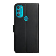 For Motorola Moto G71 5G Genuine Leather Fingerprint-proof Horizontal Flip Phone Case(Black)