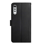 For LG Velvet 2 Pro Genuine Leather Fingerprint-proof Flip Phone Case(Black)
