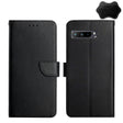 For Asus ROG Phone 3 ZS661KS Genuine Leather Fingerprint-proof Flip Phone Case(Black) - ASUS Cases by PMC TechLife | Online Shopping South Africa | PMC TechLife | Buy Now Pay Later Mobicred