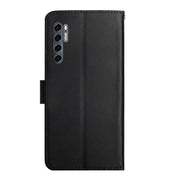 For TCL 20 Pro 5G Genuine Leather Fingerprint-proof Flip Phone Case(Black)