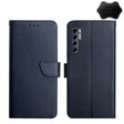 For TCL 20 Pro 5G Genuine Leather Fingerprint-proof Flip Phone Case(Blue) - More Brand by PMC TechLife | Online Shopping South Africa | PMC TechLife | Buy Now Pay Later Mobicred