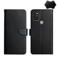 For UMIDIGI A9 Pro Genuine Leather Fingerprint-proof Flip Phone Case(Black) - More Brand by PMC TechLife | Online Shopping South Africa | PMC TechLife | Buy Now Pay Later Mobicred