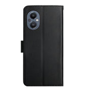 For OnePlus Nord N20 5G Genuine Leather Fingerprint-proof Horizontal Flip Phone Case(Black)
