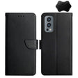 For OnePlus Nord 2 5G Genuine Leather Fingerprint-proof Horizontal Flip Phone Case(Black) - OnePlus Cases by PMC TechLife | Online Shopping South Africa | PMC TechLife | Buy Now Pay Later Mobicred