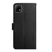 For Wiko T3 Genuine Leather Fingerprint-proof Flip Phone Case(Black)
