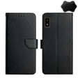 For Sharp Aquos Wish SHG06 Genuine Leather Fingerprint-proof Flip Phone Case(Black) - More Brand by PMC TechLife | Online Shopping South Africa | PMC TechLife | Buy Now Pay Later Mobicred