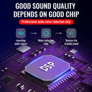Q66 Heart Pendant Smart HD Noise Reduction Voice Control Recording Pen, Capacity:4GB