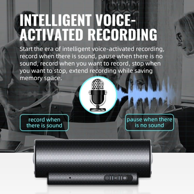 Q76 Smart HD Noise Reduction Voice Control Strong Magnetic Recording Pen, Capacity:32GB(Black)
