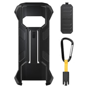 For Ulefone Power Armor 15 Ulefone Back Clip Phone Case with Carabiner (Black)